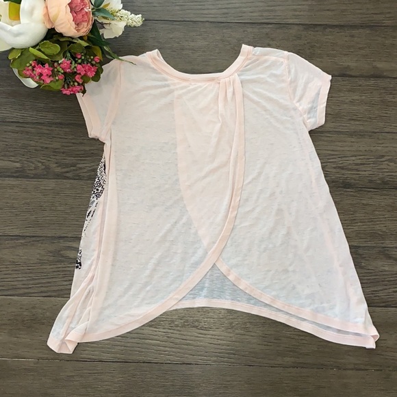 Kandy Kiss girls L elephant top w/ metallic design - Picture 3 of 6